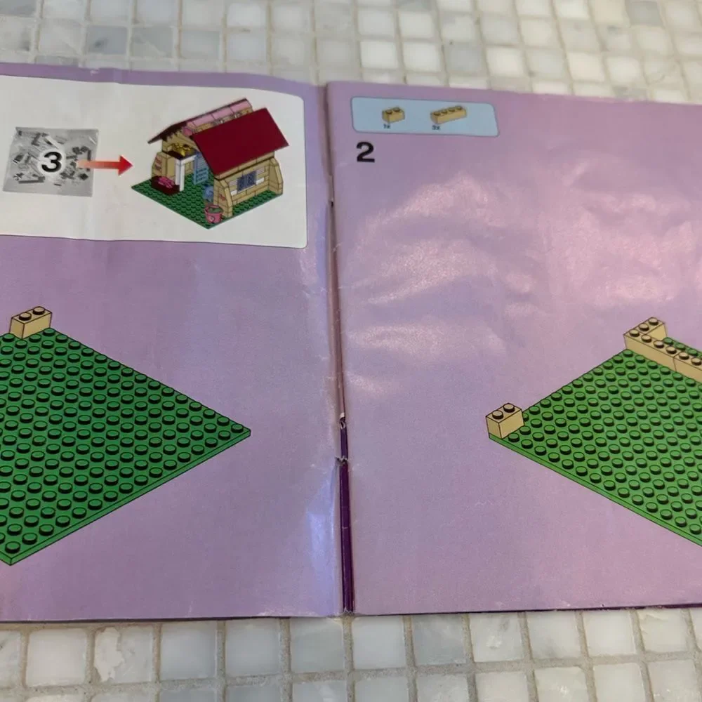 Lego Friends Horse Themed Instruction Manuals Lot